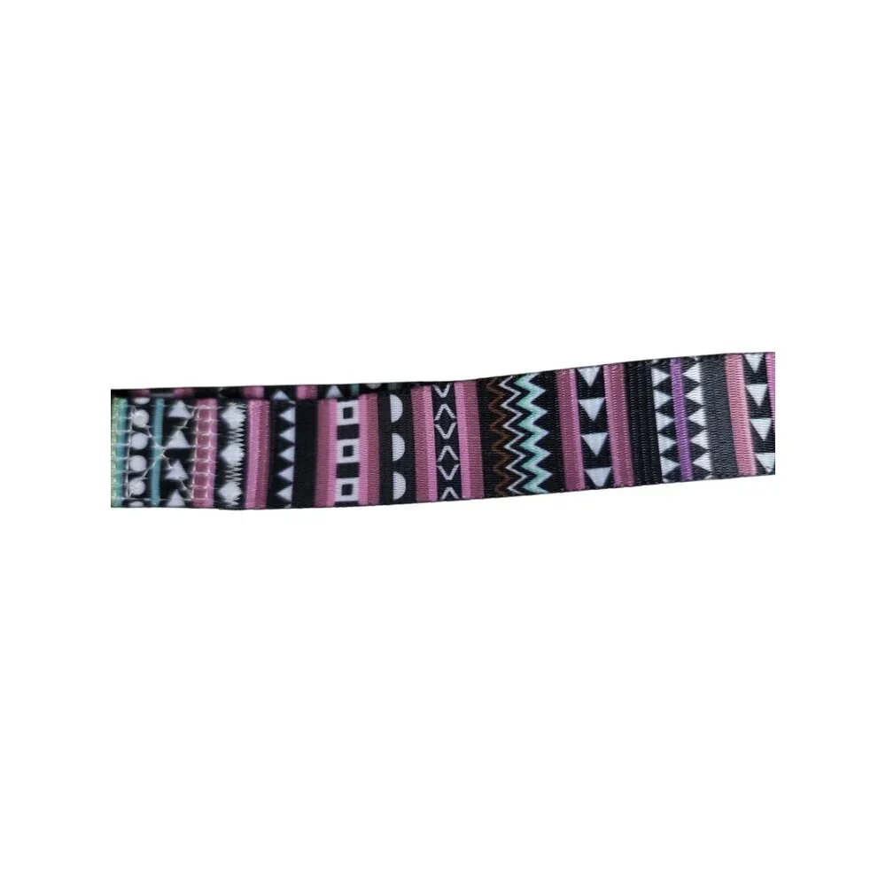 Mihqy Dog Collar Bohemian Purple Adj Small Medium Large Dogs Soft Closure NEW